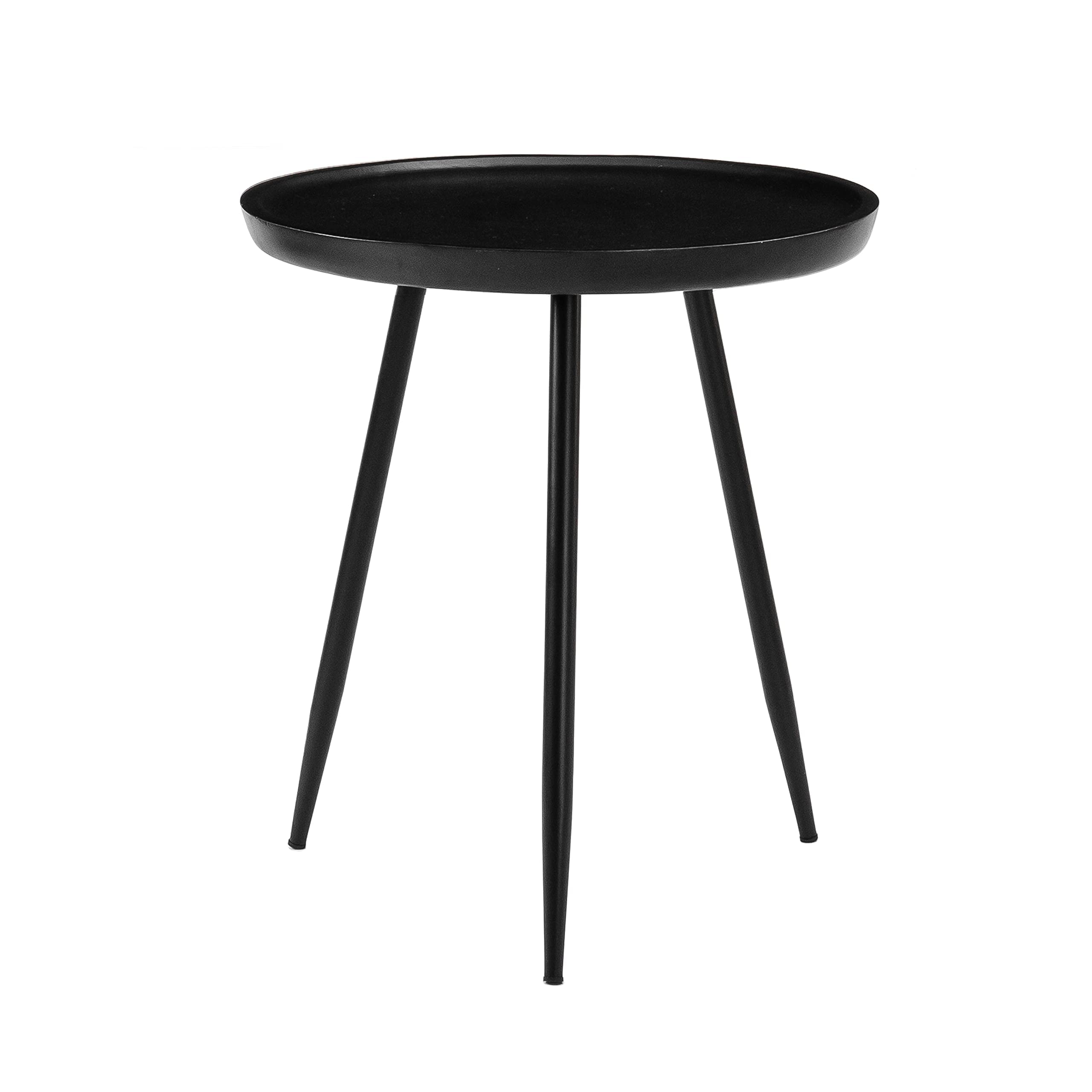 Photo 1 of  Side Table - Tri Pin Small Table. Solid Wood Round Gray