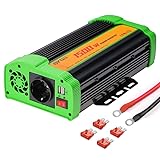 【Breites Spektrum von Anwendungen】Die modifizierte sinuswelle ist für die meisten 230V elektrische geräte geeignet: 12V Batterien (Fahrzeuge Wohnwagen,Autos,KFZ,LKW,Wohnmobile, Boote, Yachten),kleine Elektrowerkzeuge (Garten Wasserpumpen, Poolpumpe,Staubsauger, Bohrmaschinen, Kettensägen,winkelschleifers),Mobilen Haushaltsgeräten(Heizungen, Warmwasserboiler,Kaffeemaschinen,Mahlwerk,Ventilatoren, Kühlschränke,Kühlbox,DVDs,PCs,Mobiltelefone,smartphones usw.