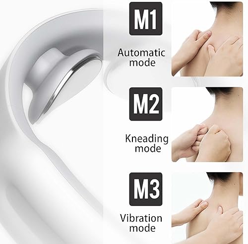 Miniatura 3 de Soothely Shiatsu Masajeador de cuello y hombros - 3 modos y 15 engranajes, terapia de calor para aliviar el dolor (azul)