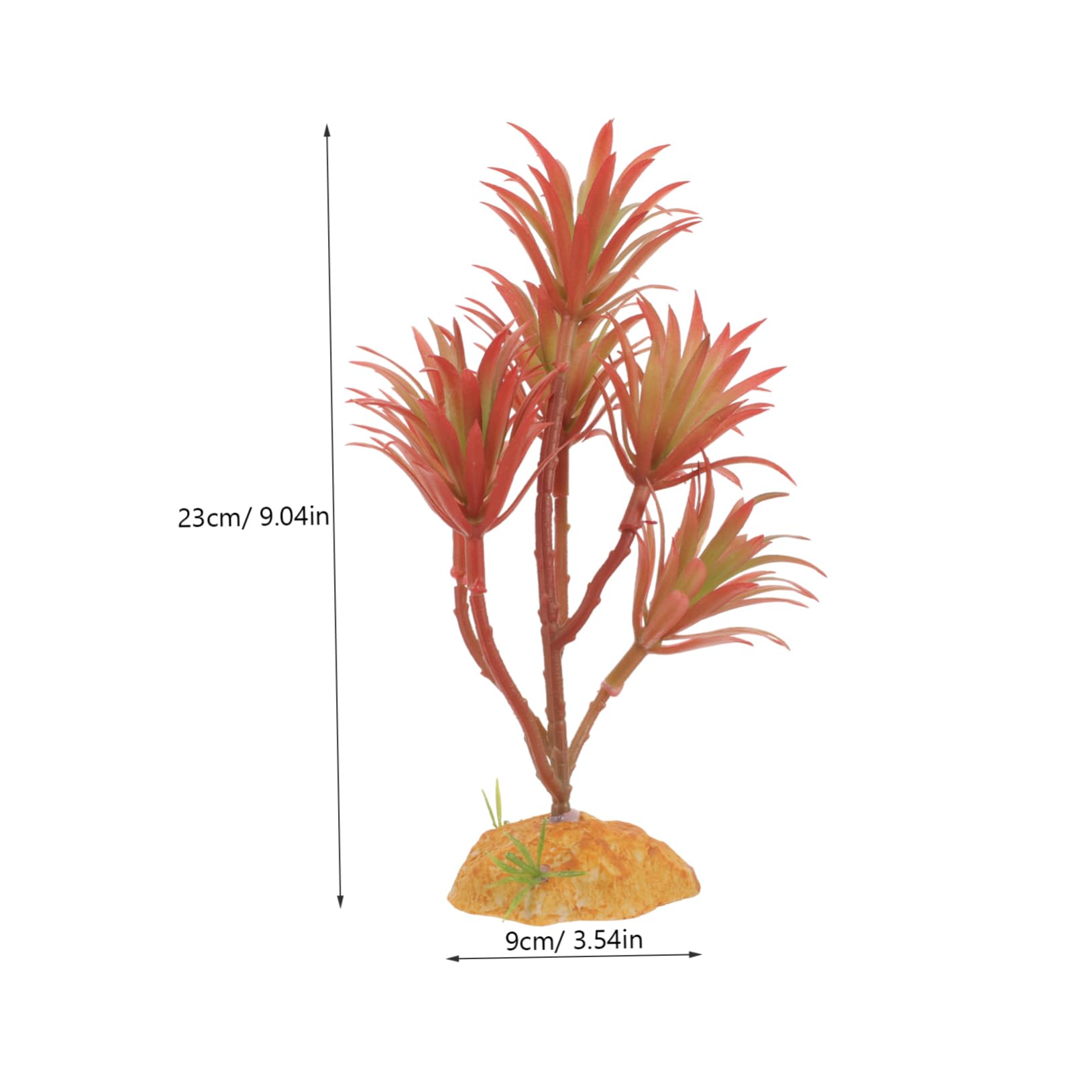 TOYANDONA 5 Pezzi Set Di Piante Simulato Impianti Piante D'acquari D'acqua Dolce Grandi D'acquario Pianta Finta Acquatico io Finte Decorazione Plastica