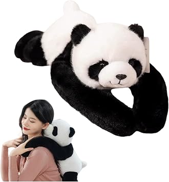 Weighted Panda Plush Toy, Stuffed Animal, Panda Cuddly Stuffed Animal for Comfort Relaxation Soft Plush Pillow for Anxiety Relief Sleep Support 30cm