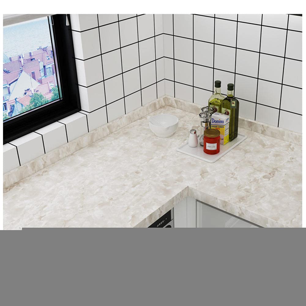 Papier peintre lavage de lavabo et stickers marbre anti-humidité