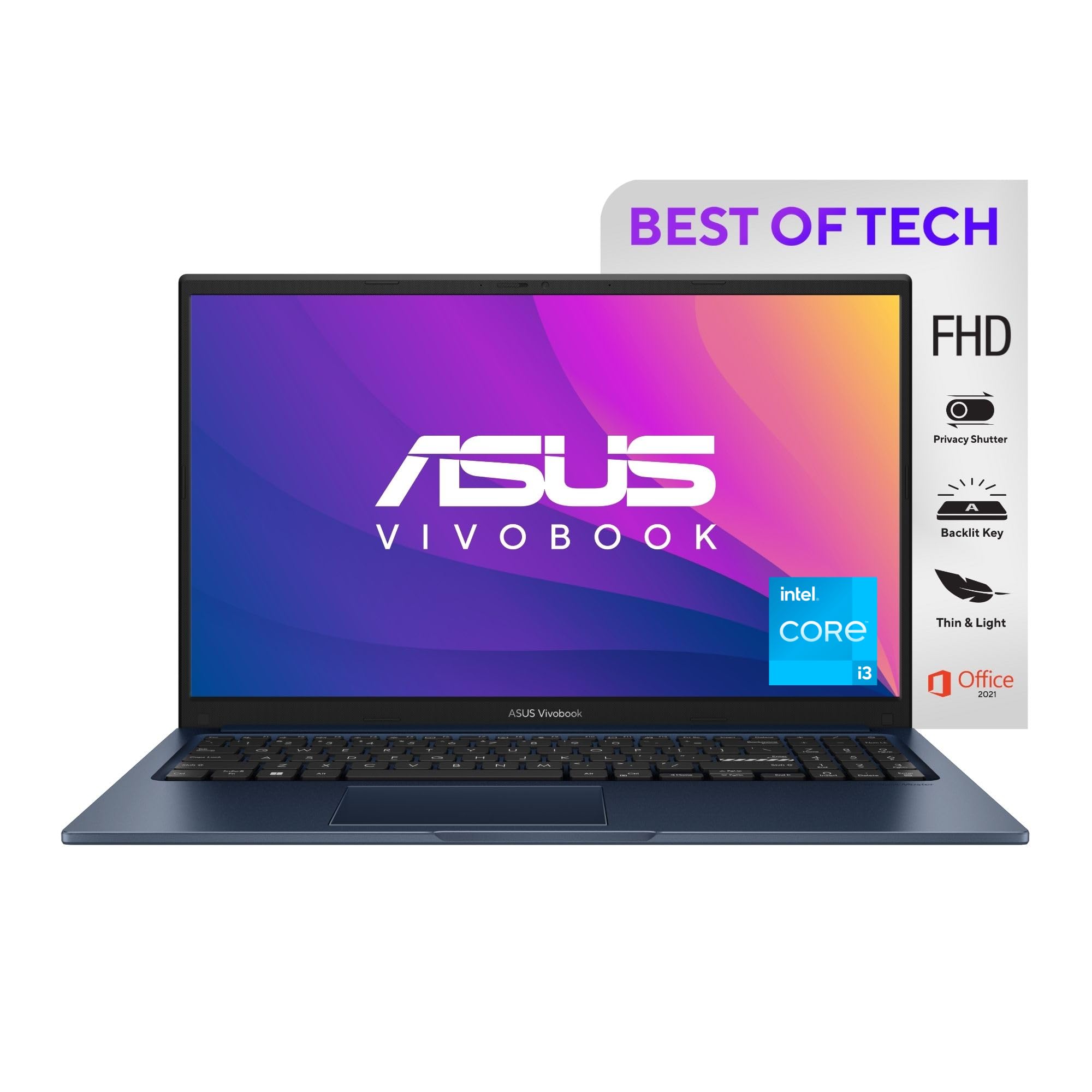 ASUS Vivobook 15 (2023), Intel Core i3-1315U 13th Gen, 15.6