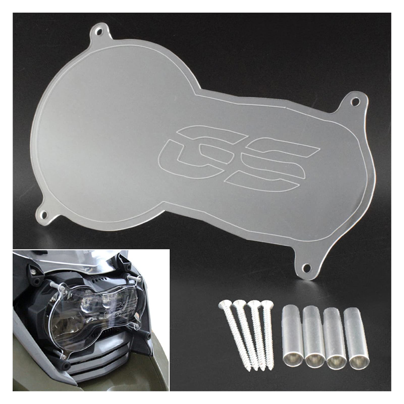 Moto faro Guardia Lente Protezione da copertura Acrilico chiaro per BMW R 1200 1250 GS R1200GS LC ADV 2013-2020 R1250GS Avventura 2018-2020 hnlyt