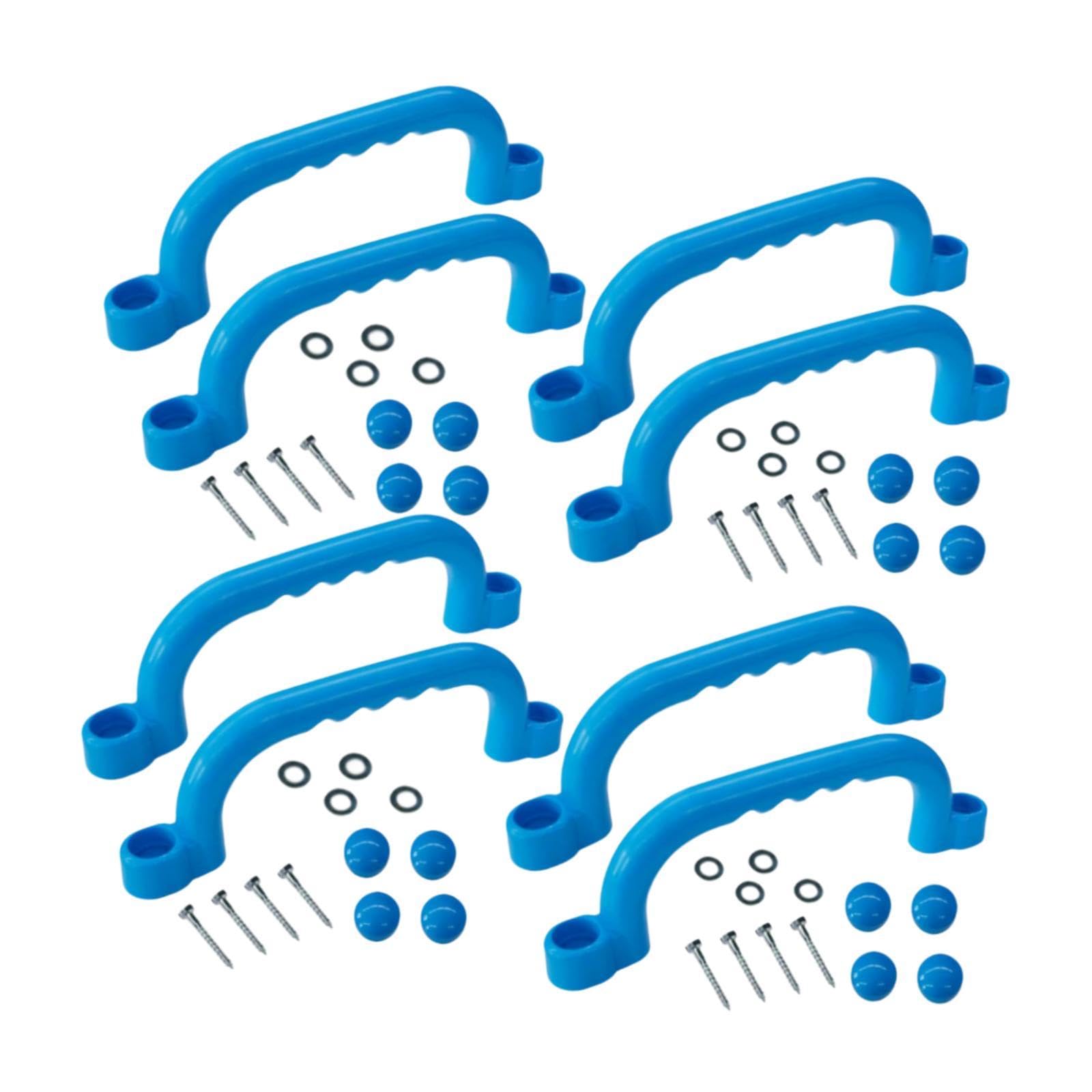 FytStycale Children Climbing Handles with Finger Grip (8PCS Sky Blue) — image 1