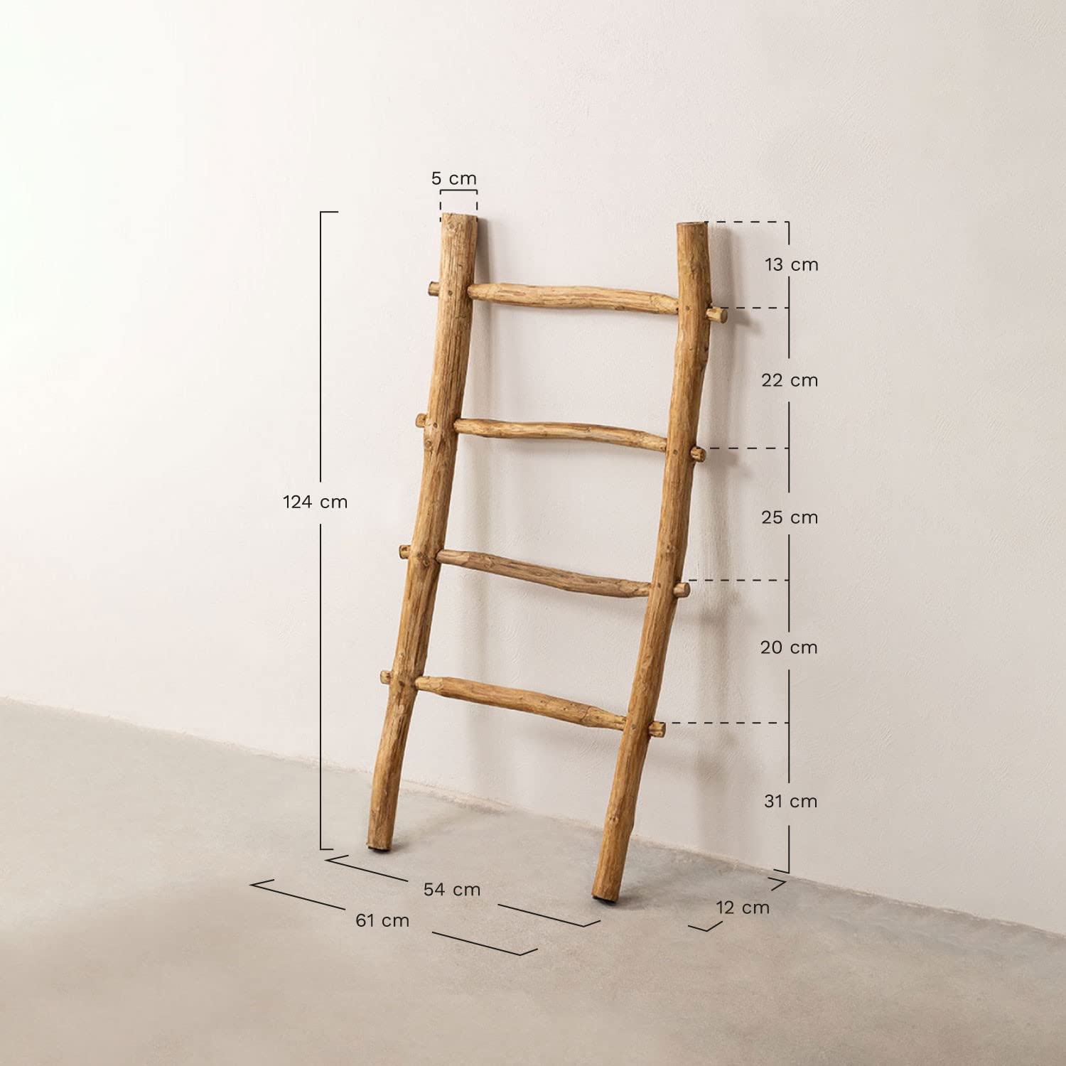 SKLUM Échelle en Bois recyclé Taira -
