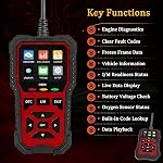 Car OBD2 Scanner for Cadillac XT5 2016-2022, V539 Car Fault Code Reader with Reset, OBDII Diagnostic Scan Tool Code Reader Accessories