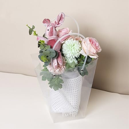 bouquet bolsas with handles