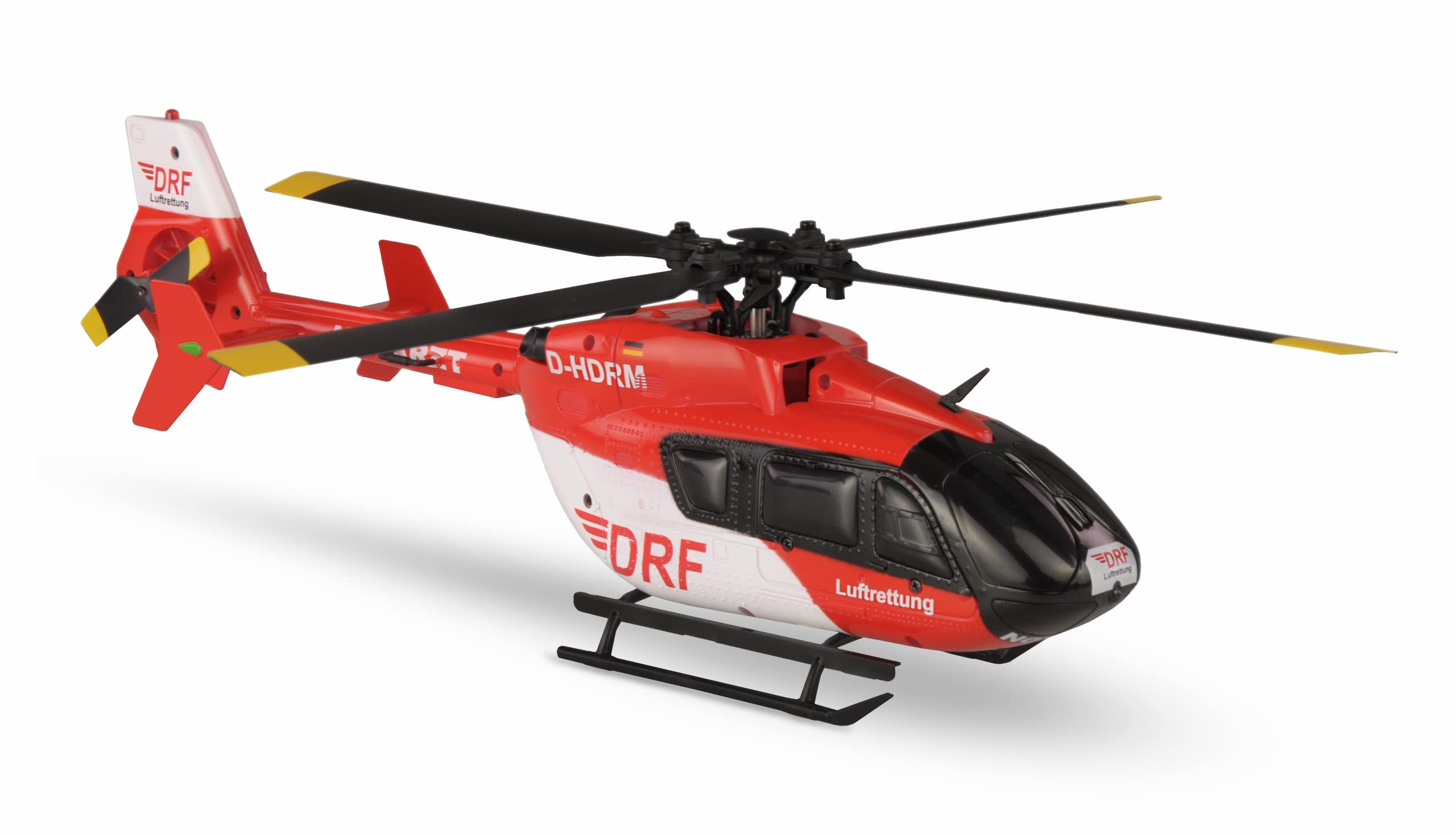 Amewi AFX-135 DRF elicottero a 4 canali 6G 2,4GHz RTF rosso/bianco RC telecomandati