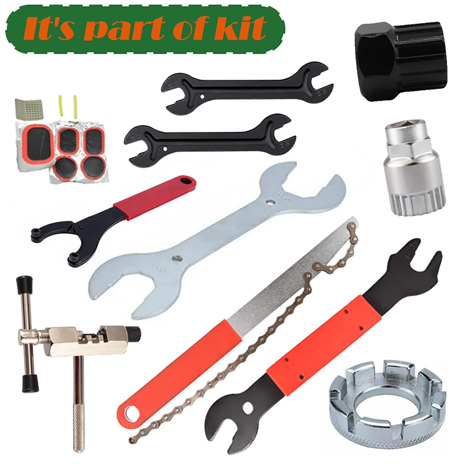 Kit de herramientas de reparación de bicicletas, kit de herramientas multifunción, juego de herramientas de mantenimiento con caja de herramientas, herramienta profesional de mejor valor para