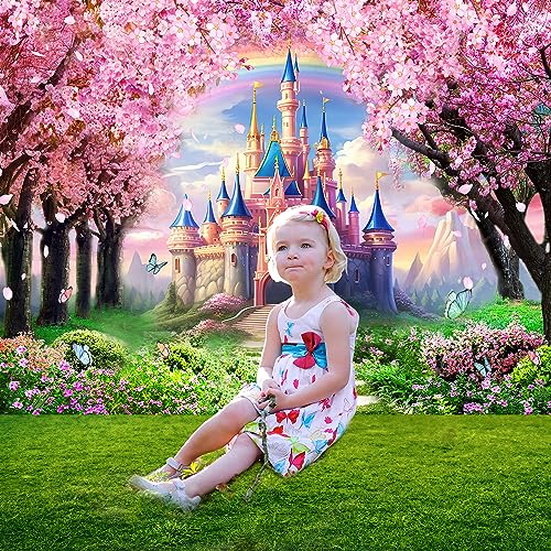 Fondo Fotográfico Riyidecor Castillo Princesa 7x5 Pies miniatura 5