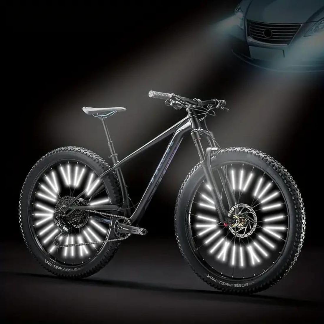 YEIPIS Cycle Wheel Light | Cycle Spoke Lights tyre | Cycle Spoke Lights for Wheels | Cycle Spoke Light Reflective Clips Bicycle Wheel Reflectors | Cycle Accessories Universal Cycle Gadgets(12pcs) 4