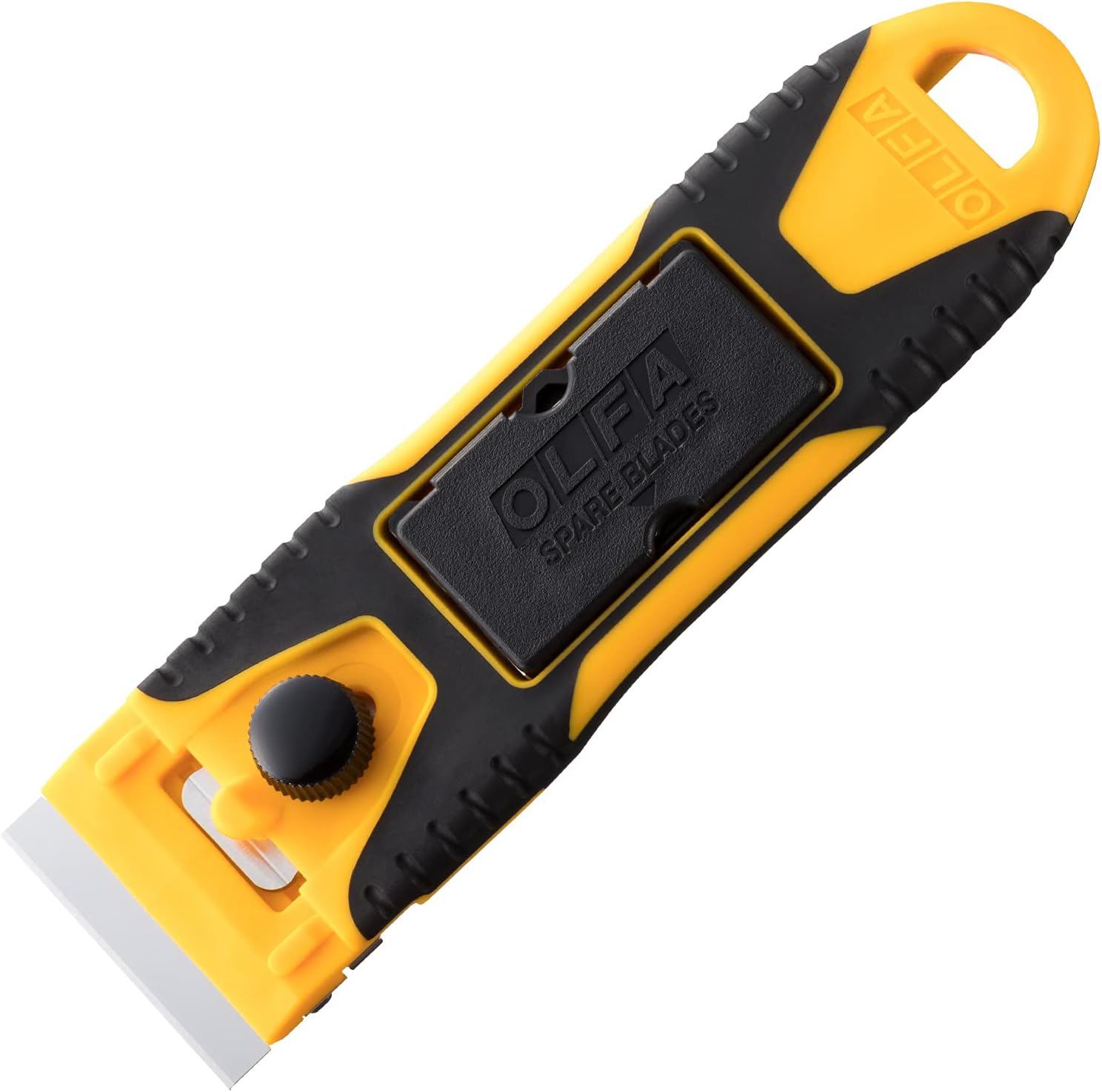 オルファ(OLFA) GスクレーパーSlim 232B スクレーパー 1枚刃幅 ガラス面 替刃収納ケース ブレードカバー付き