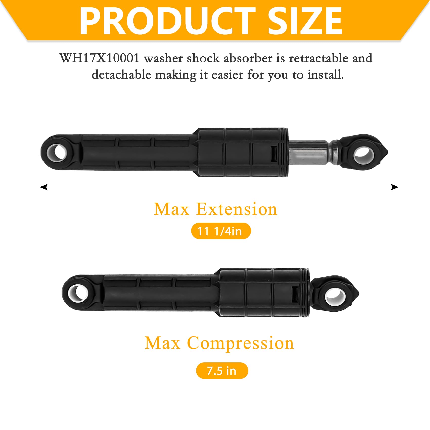 WH01X10425 - GE Washer Shock Damper | Parts Dr
