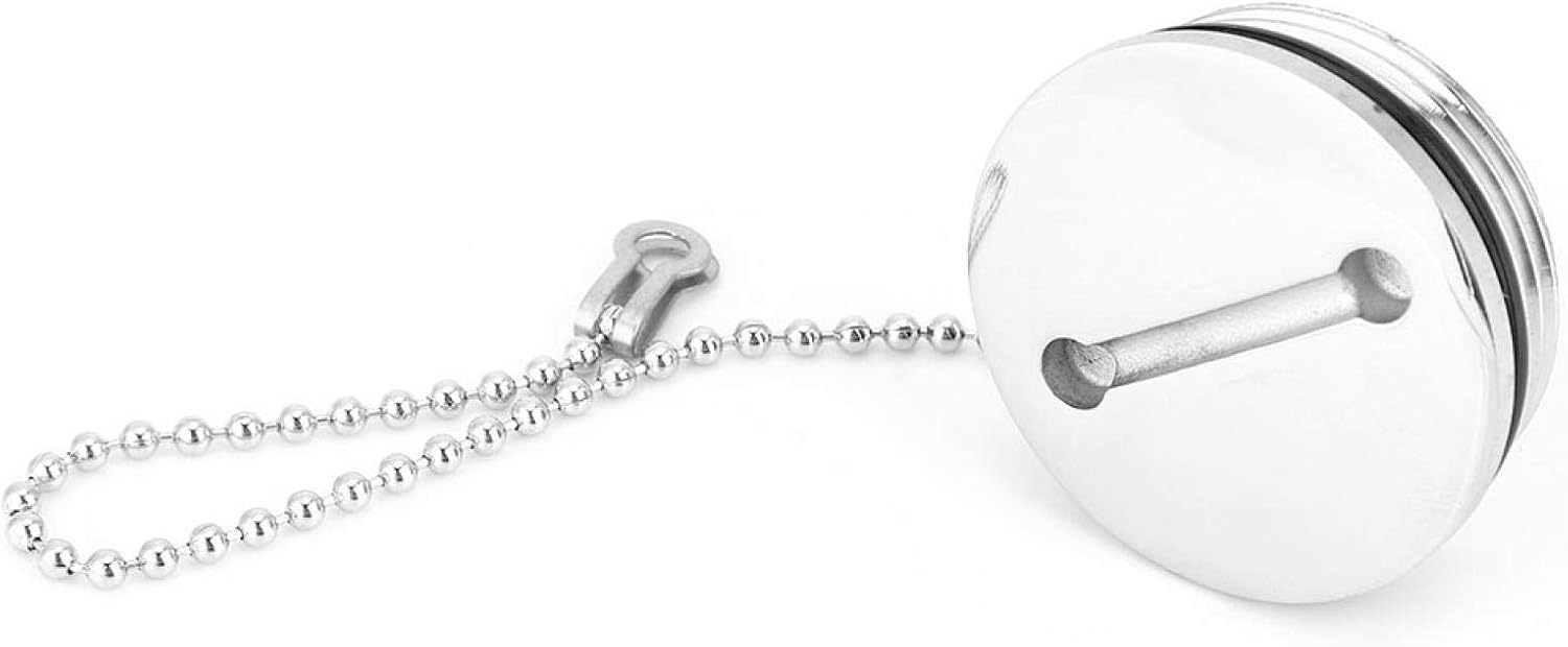 Boat Fuel Tank Cap, Gas Cap, 316 Stainless Steel Polished Marine Boat Fill Port Marine Hardware