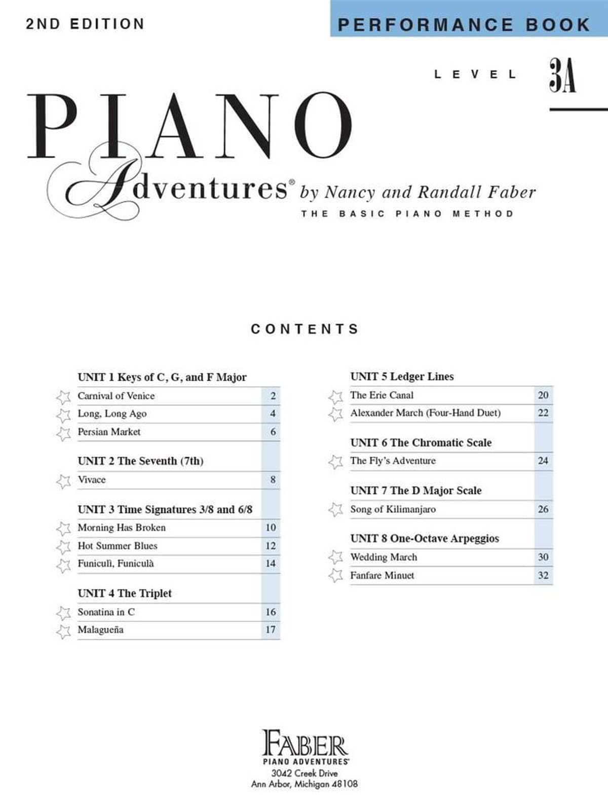 Piano Adventures: Performance Book - Level 3A, 2nd Edition | Early Intermediate Piano Songbook for Students | Sheet Music for Kids and Adults | Solo and Duet Pieces | Faber Piano Method Book — Amazon image 7