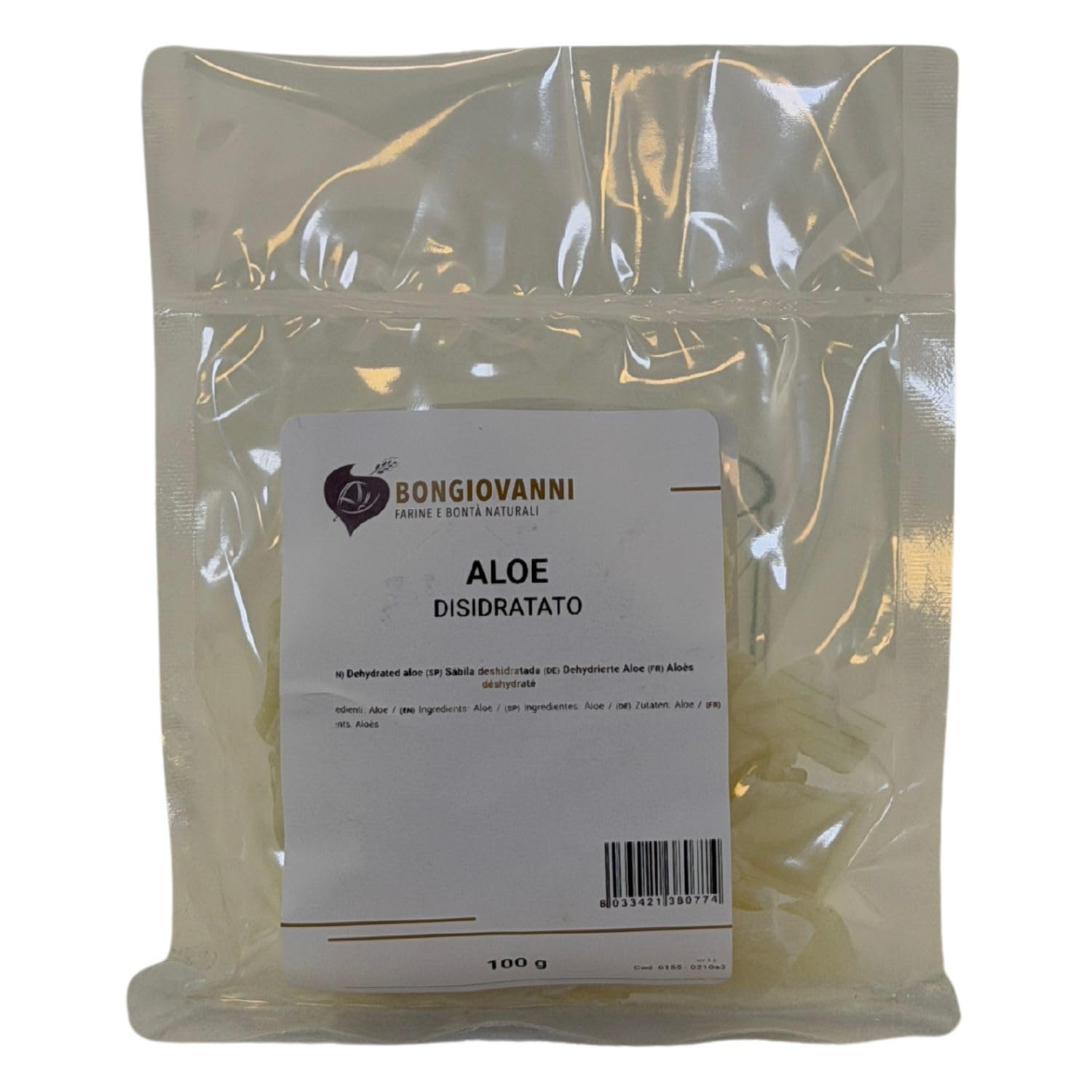 BONGIOVANNI FARINE E BONTA' NATURALI Aloe Disidratato - 0.2 kg