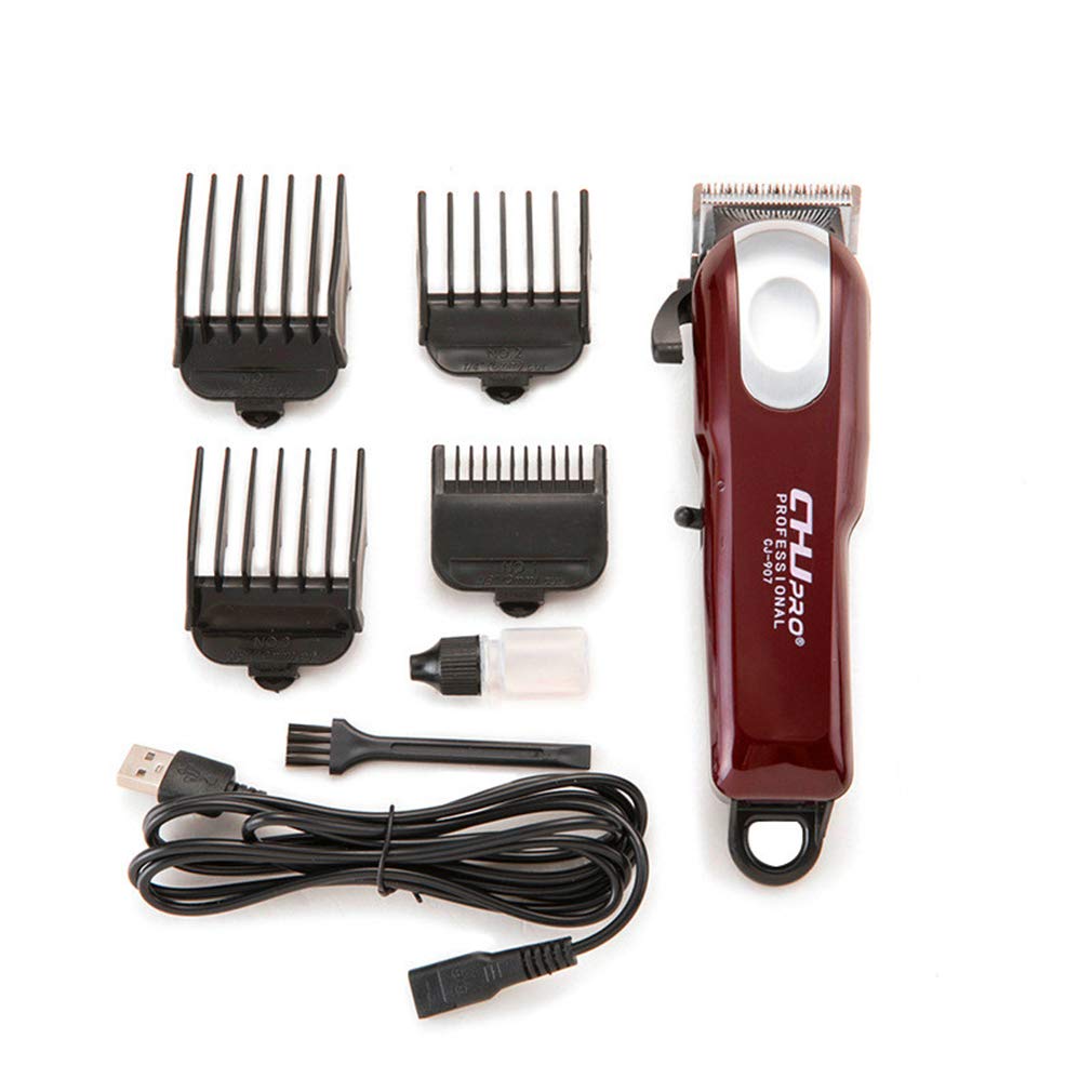 Capelli Elettrico Clipper Professional Multi-Functional Capelli Clipper Ricaricabile Senza Fili A Basso Rumore di Ceramica di Titanio Lama Barber Grooming Cutter Kit per Uomo Donna Bambino