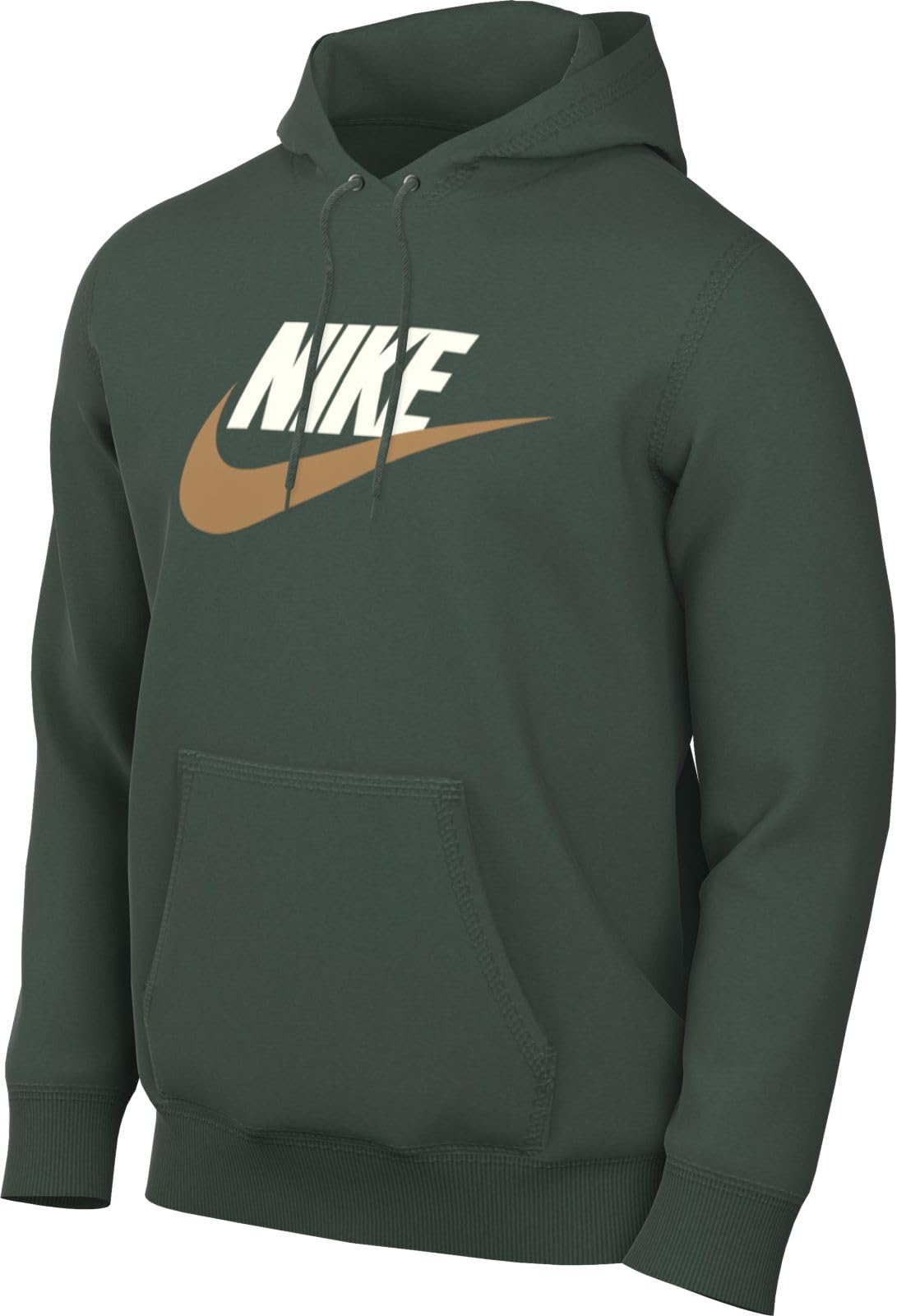 NIKE FN3104-323 Club Fleece Men s Pullove Sweatshirt Men's FIR/FIR Size M