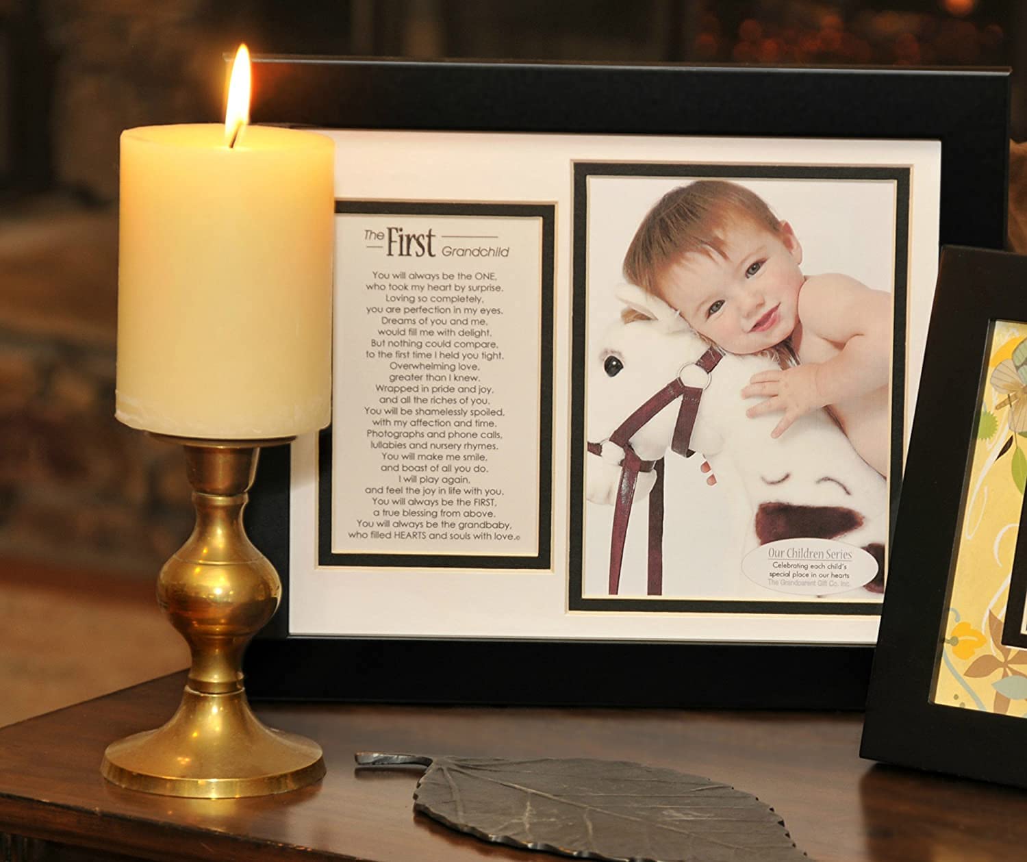 The Grandparent Gift Co. First Grandchild Photo Frame With Poem Gift