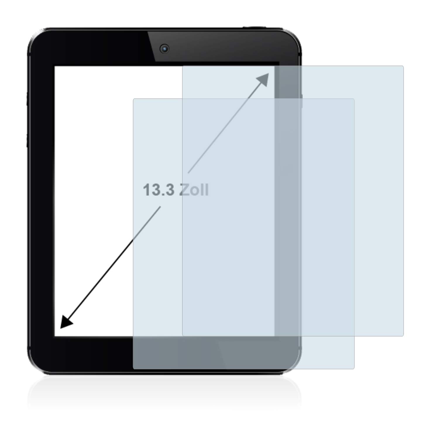 Brotect 2 Pellicole Protettive Per Tablet 13.1 Pollici – Trasparente, Anti-Impronta, Made In Germany