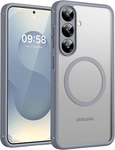 Vista 30 de TOCOL para Samsung Galaxy S22 Ultra, Funda con parte trasera dura mate translúcida [A prueba de golpes de grado militar]