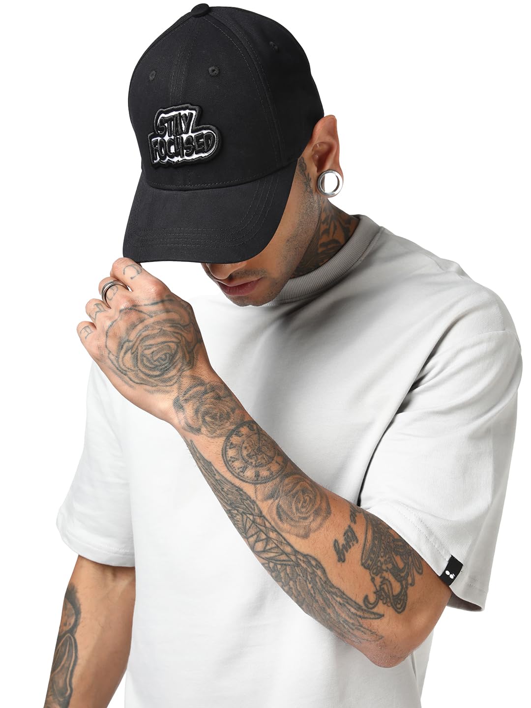 bewakoof Unisex Embroidered Cotton Baseball Cap-picture-52