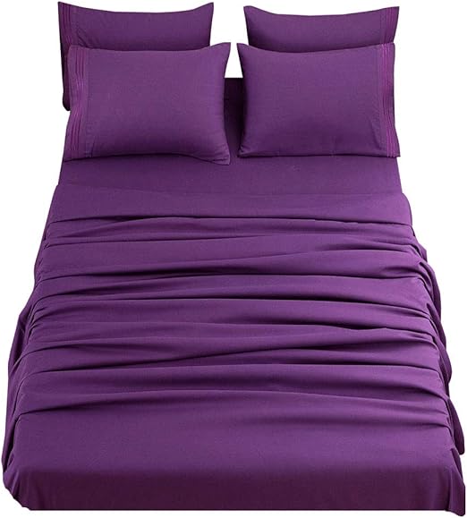 SONORO KATE Bed Sheet Set Super Soft Microfiber 1800 Thread