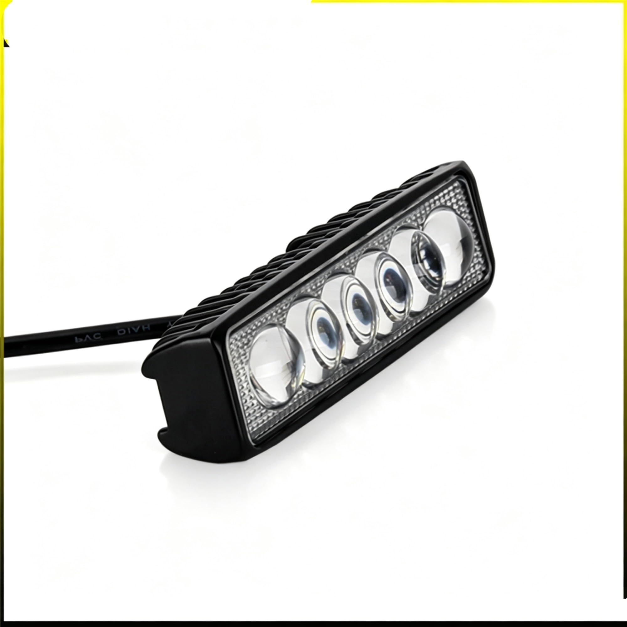 Faro Moto Per Dyna Per Softail Per Fat Bob LED Fendinebbia | Barra luminosa a LED 6" Faretto 18 Watt Luce marcia diurna Fendinebbia ausiliario per Street Bob per Low Rider