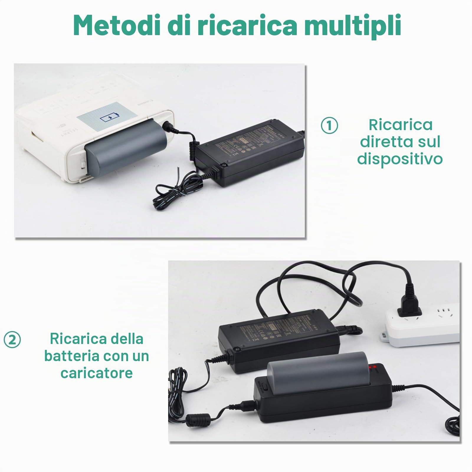 Batteria da 2000 mAh NB-CP2L NBCP1L per stampante fotografica Canon SELPHY CP800, CP900, CP910, CP1200, CP1300, CP1500