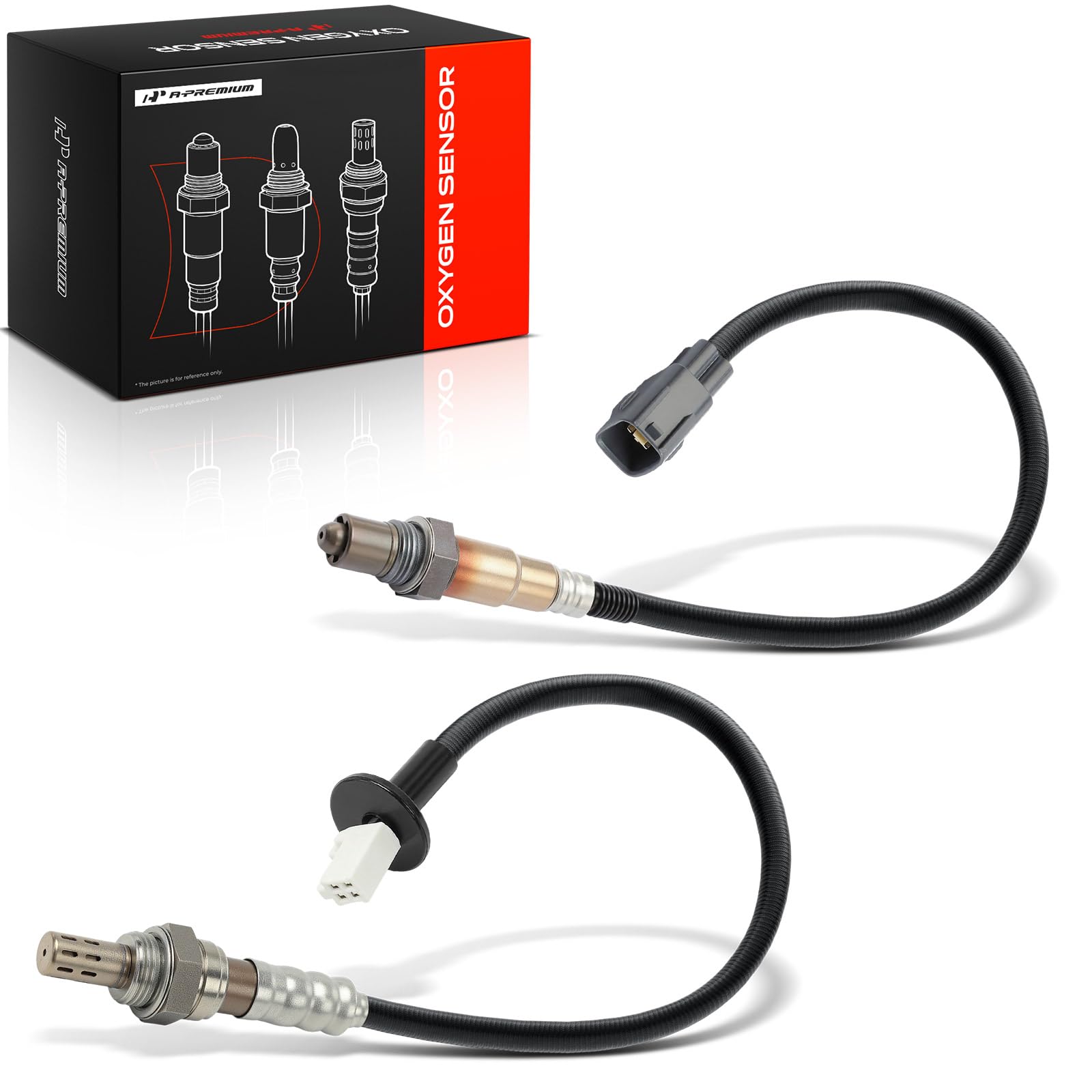 A-Premium O2 Oxygen Sensor Compatible with Toyota Corolla, Matrix 2003-2004 & Pontiac Vibe 2003-2006, L4 1.8L, Upstream and Downstream, 2-PC Set, Replace# 8946502110, 8946502171-picture-24