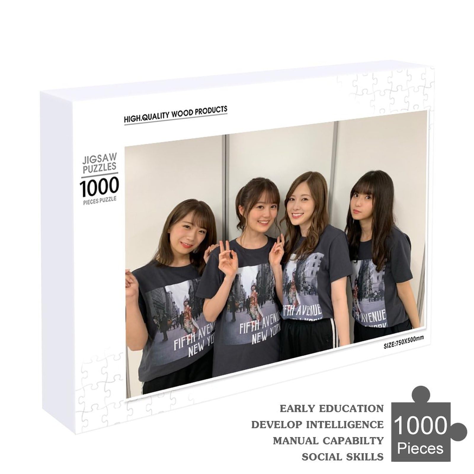 Amazon | BybesT 乃木坂46 ジグソーパズル 乃木坂46 木製 パズル 壁