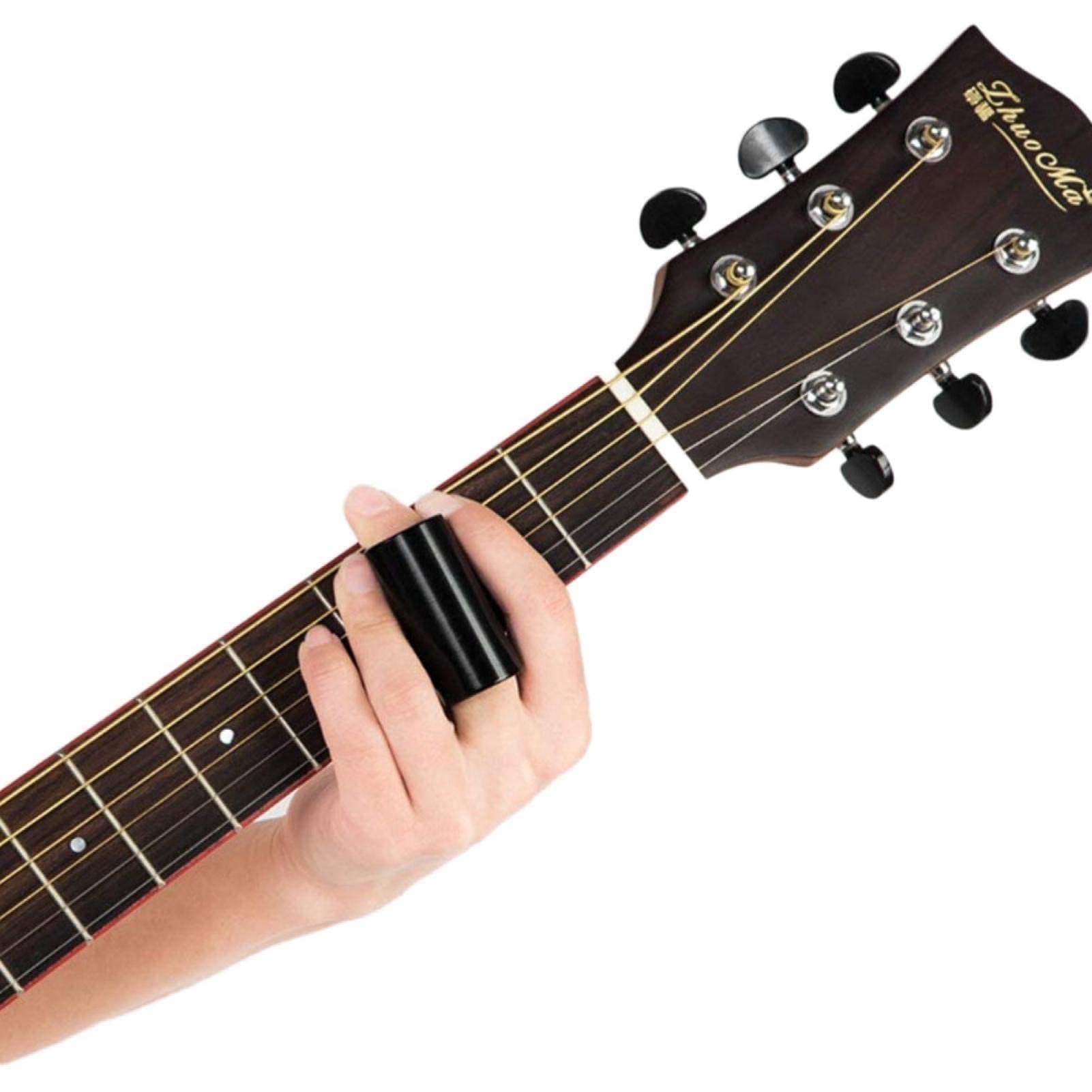 Metal Guitar Slides Set, Metal Guitar Slide Kunststoff Daumenfinger Plektren Set mit Aufbewahrungsbox