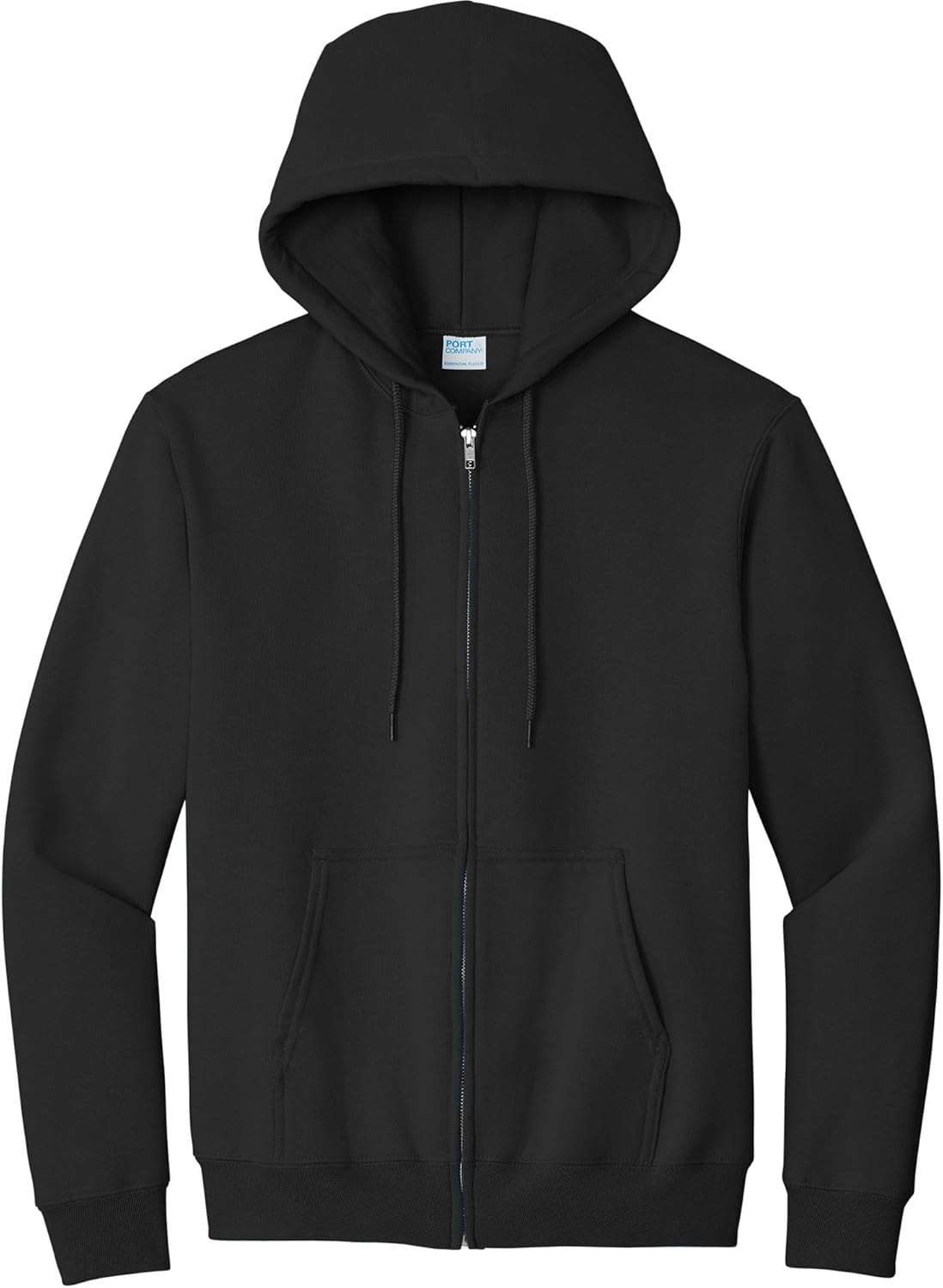 Port & Co TALL Essential Fleece Full-Zip Hooded Sweatshirt-PC90ZHT