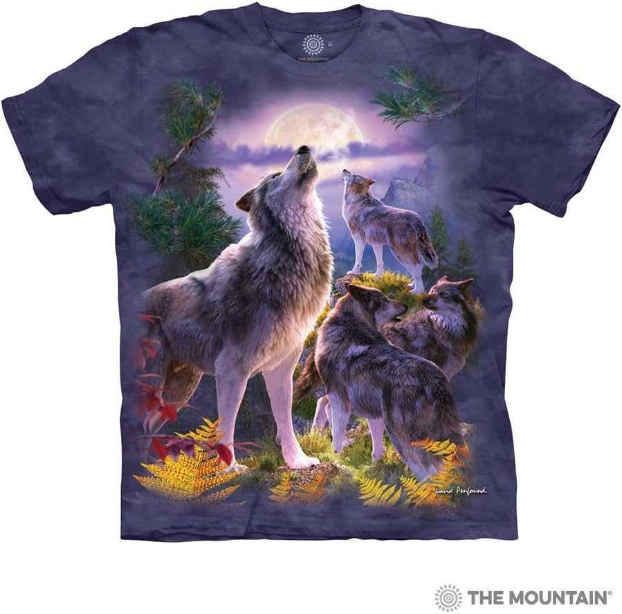 The Mountain Wolf Pack Moon T-Shirt