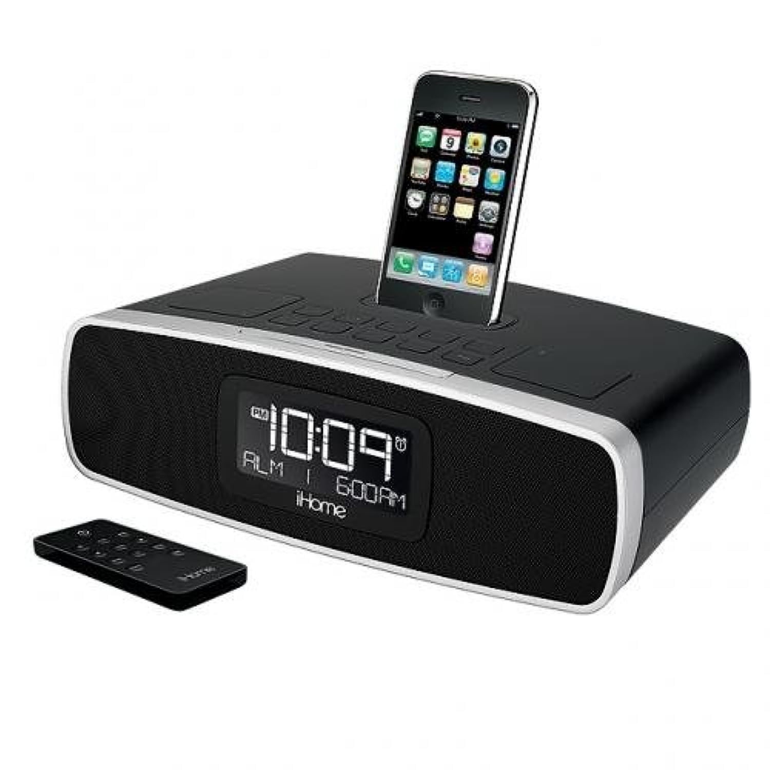 iP90: Dual Alarm Clock Radio for iPhone/iPod with AM/FM presets