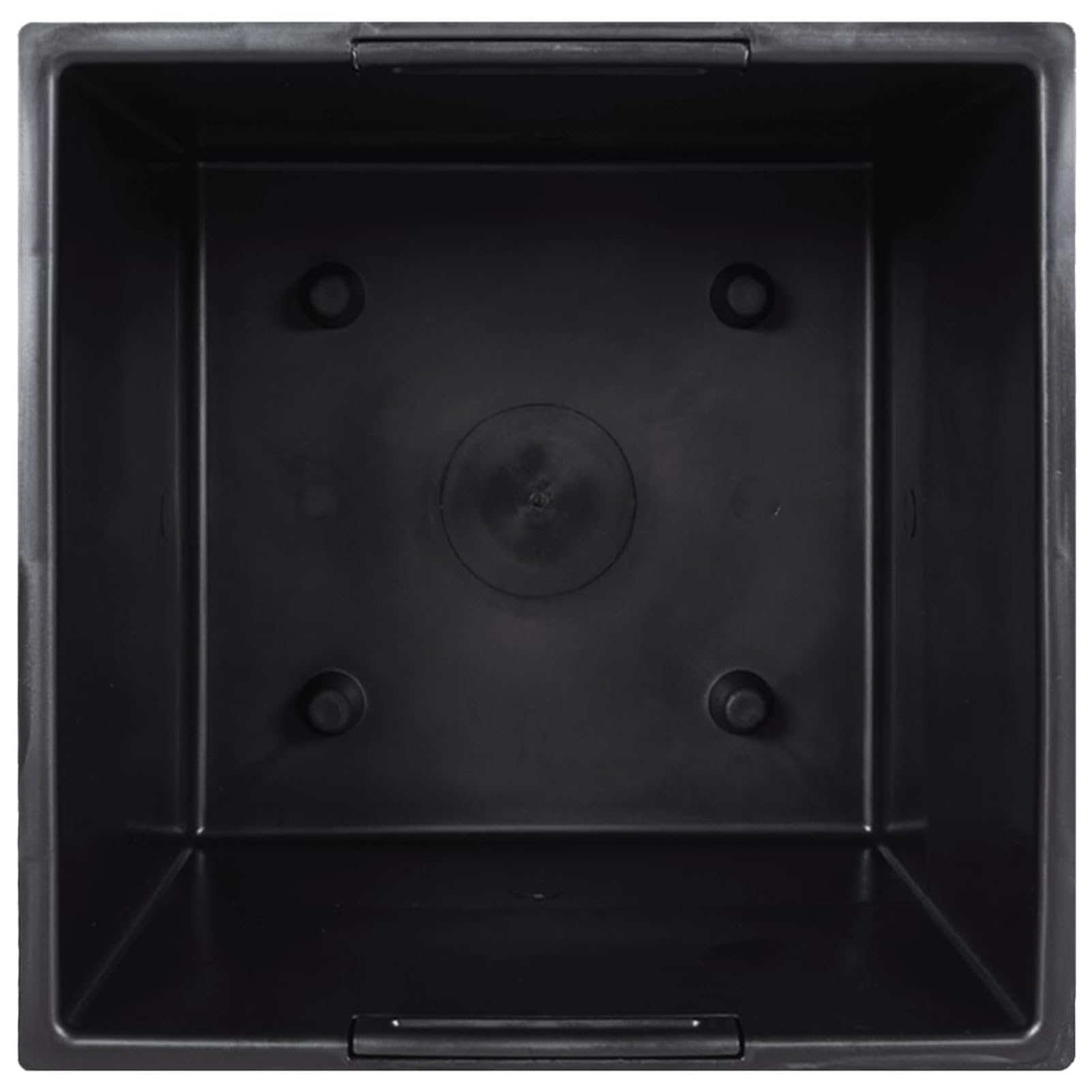 Gecheer Macetero Exterior Macetero Grande,Arriate Exterior Grande Macetero Huerto Urbano Maceta Macetero Mimbre con Interior extraíble Gris Antracita 11/26,5L,Jardinera Decorativa Interior Exterior