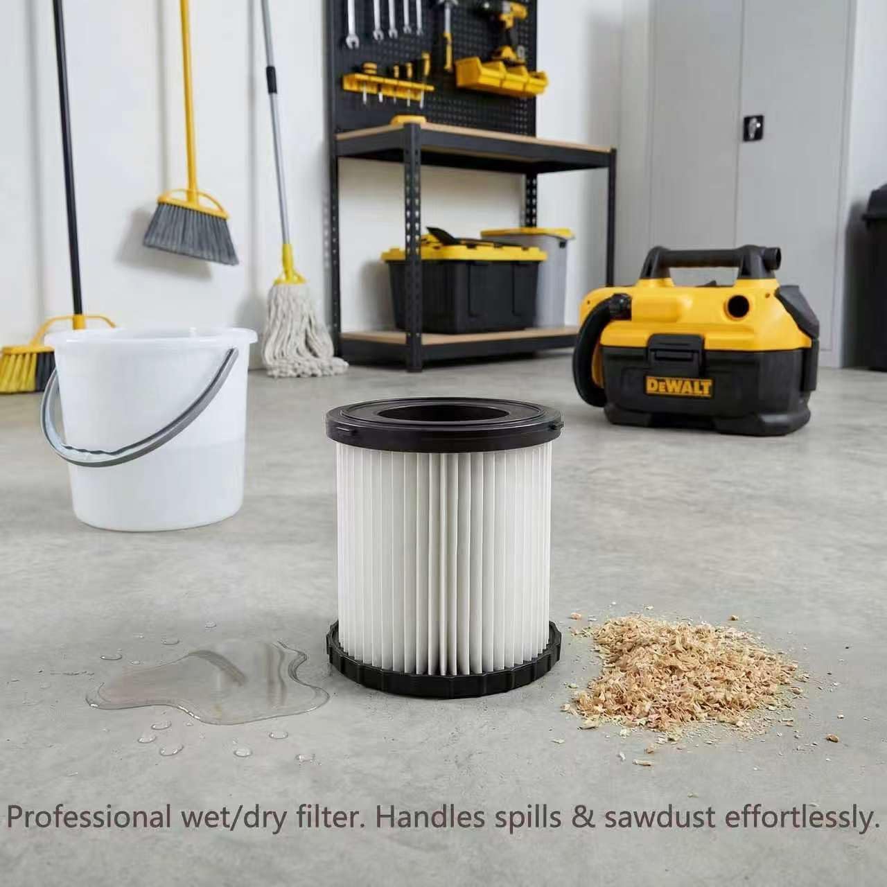 DCV5801H Filter Compatible with DEWALT DCV580H DCV581H 20V Wet/Dry Vac image 4