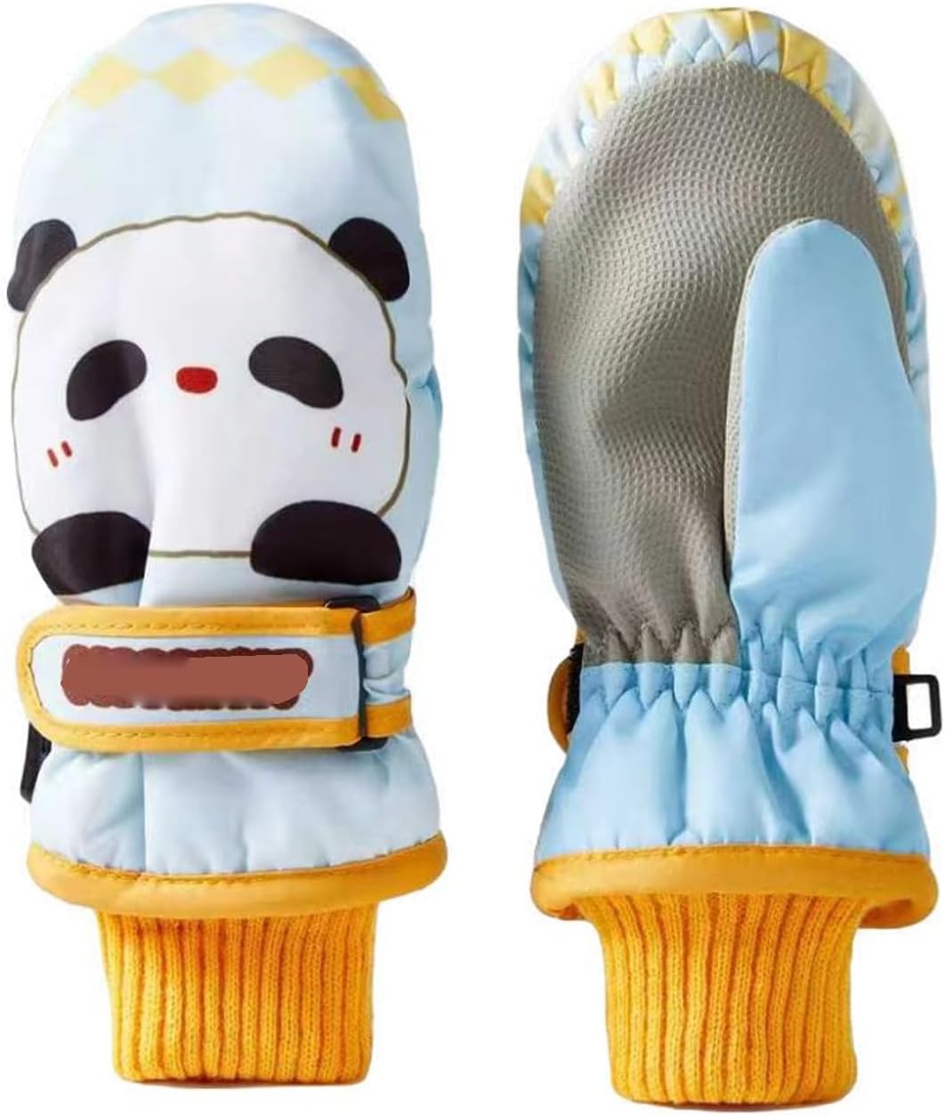 Kids Snow Ski Gloves, Warm Kids Ski Mittens, Winter Gloves, for Cold Weather Skating, Snowboarding, Running, Cycling,Blue,Fit 2~5 Years