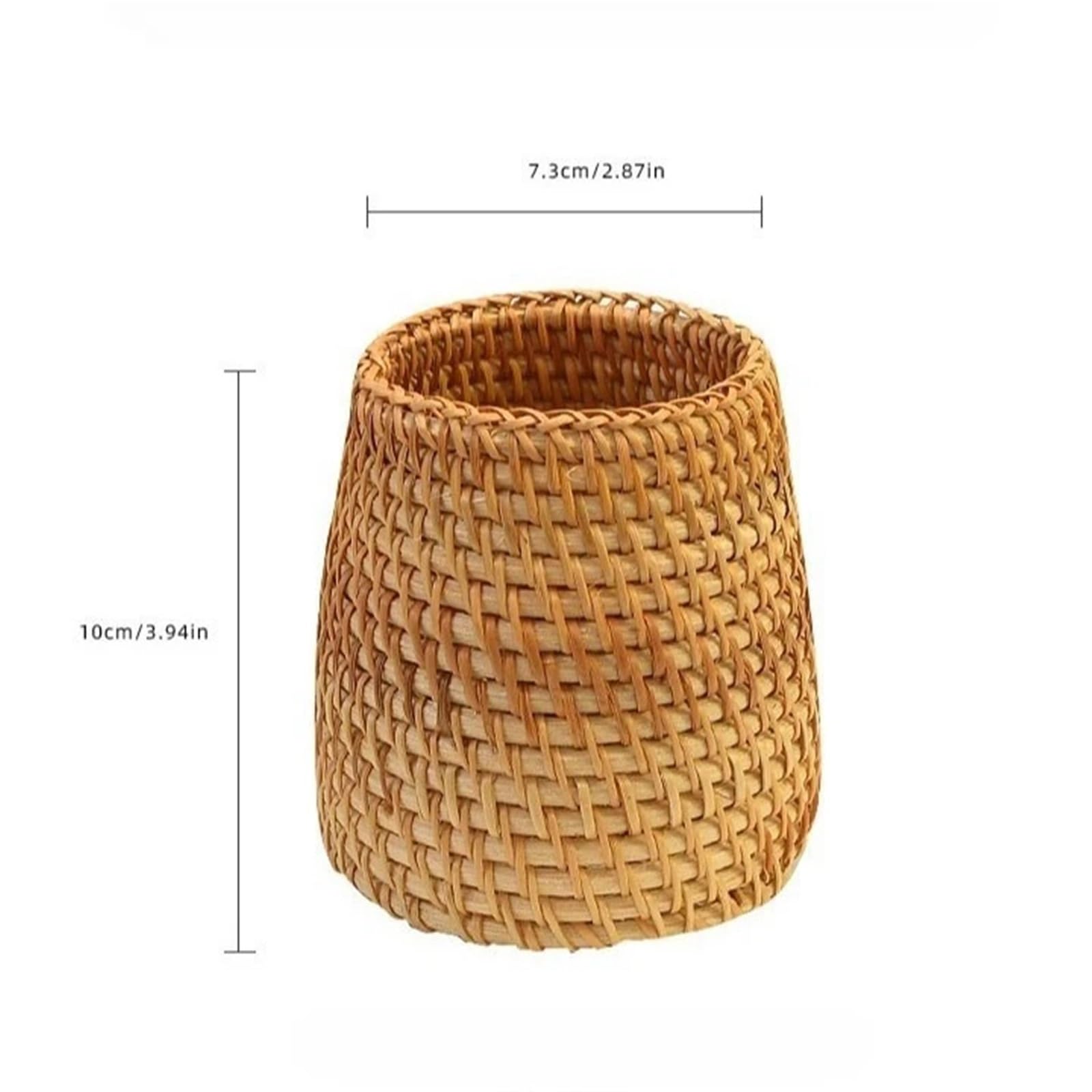 1 set di 3 organizer in rattan for la casa per Matite
