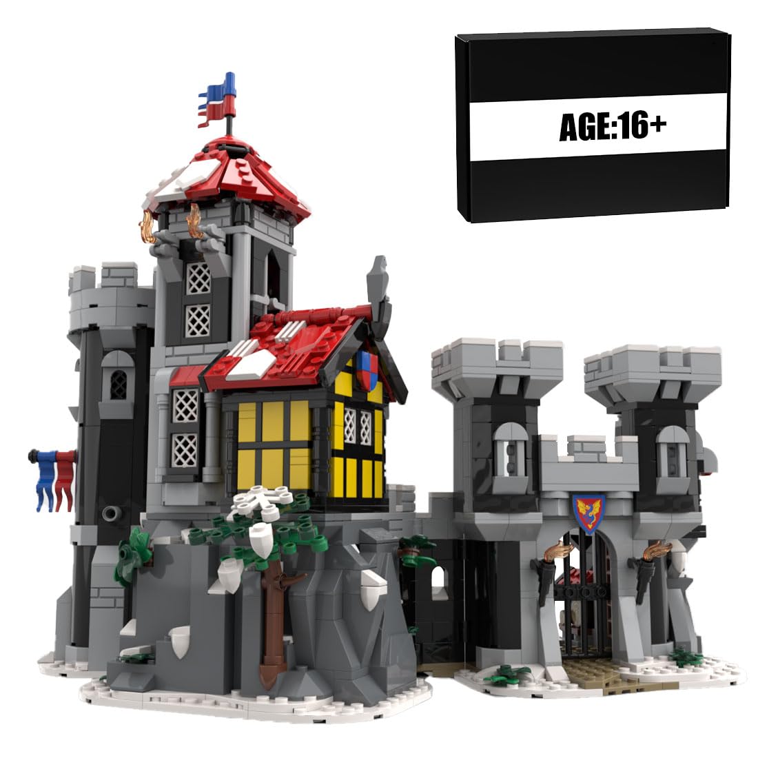Unleash Your Imagination with MOC-172863 Medieval Dragon Knights Castle Building Blocks Set (1216 PCS) – A Thrilling Adventure for Creative Builders-2024 Xmas Gifts