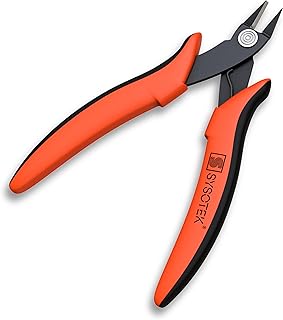 Flush Cutters Precision Wire Cutters for Fiber Optics, Electronics and Jewelry Making tool Mini Diagonal Cutting Pliers Perfect for Zip Ties, Electrician Tool, Small Wire, crafting and more