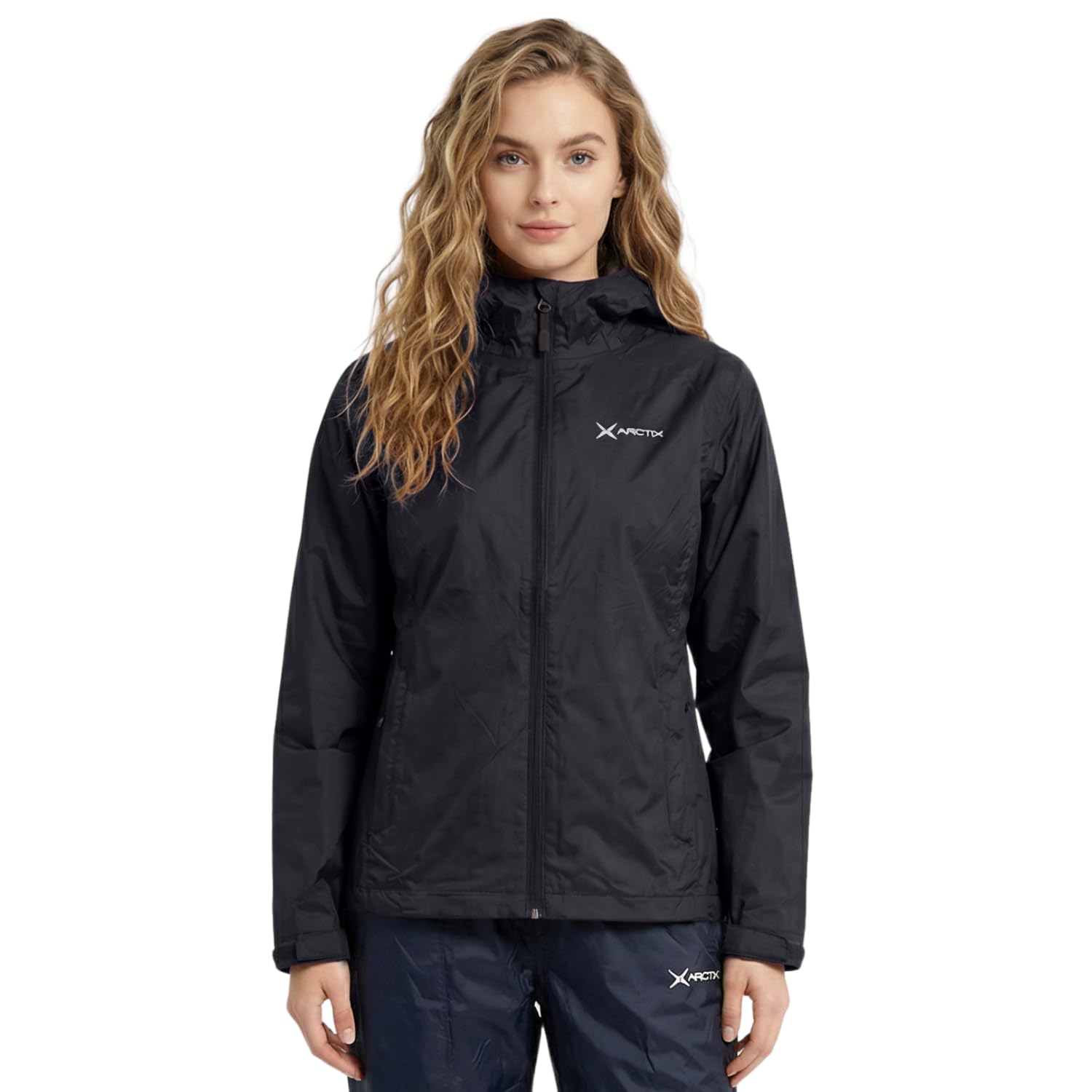 Arctix Women's River Rain Jacket, Black, Large