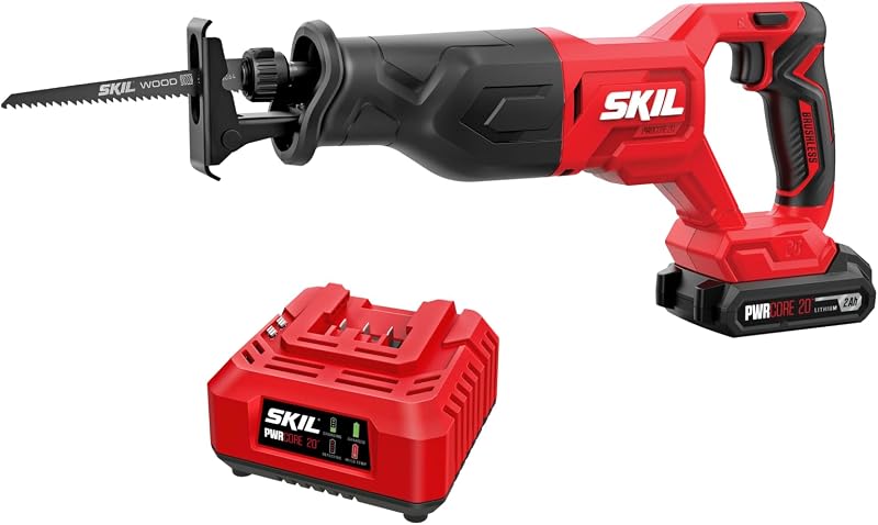 PWRCORE 20V Brushless Reciprocating Saw Kit Including 2.0Ah Battery and Charger-RS5870B-10