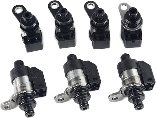 7pcs RE5R05A Solenoide de Transmisión Compatible con Nissan Infiniti Hyundai Kia Datsun (RE5R05A 7PCS SET)
