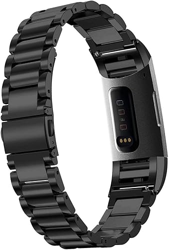 Miniatura 2 de Moran Correa de reloj elástica de nailon compatible con Fitbit Charge 4Charge 3SE de repuesto ajustable y elástica, correa suave para mujeres y