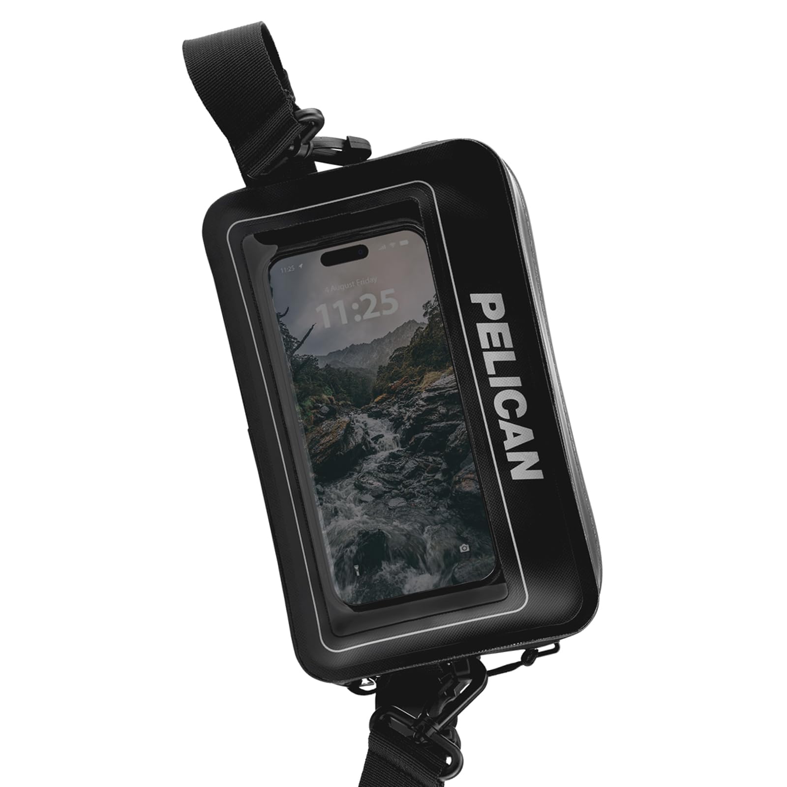 Marine IP68 Waterproof Dry Bag 5L - Roll Top Waterproof Backpack w/Phone Case/Pouch - Boating & Kayak Accessories - Essentials for Camping Swimming Beach Fishing Rafting Travel - Black, Black