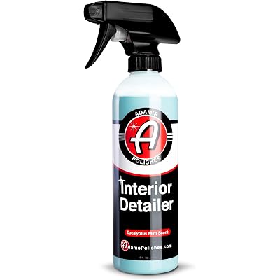 Adam's Polishes Interior Detailer 16oz - Total Car Interior Cleaner, Protectant & Dressing, All Purpose Cleaner & Leather Conditioner, Vinyl, Dashboard, Screen, Seat Cleaner & More