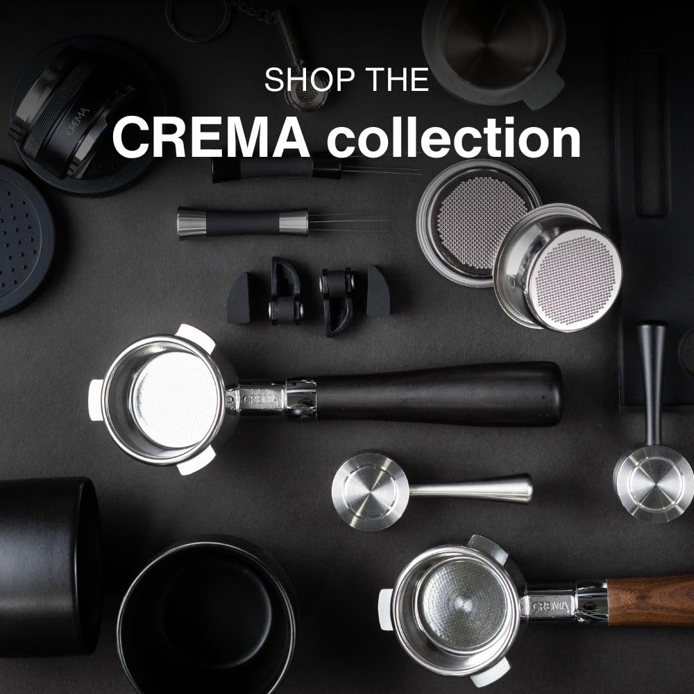 CREMA COFFEE PRODUCTS Alfombrilla de apisonamiento, silicona antideslizante, alfombrilla firme y segura, protege encimeras y portafiltro, alfombrilla de apisonamiento para máquina de espresso,