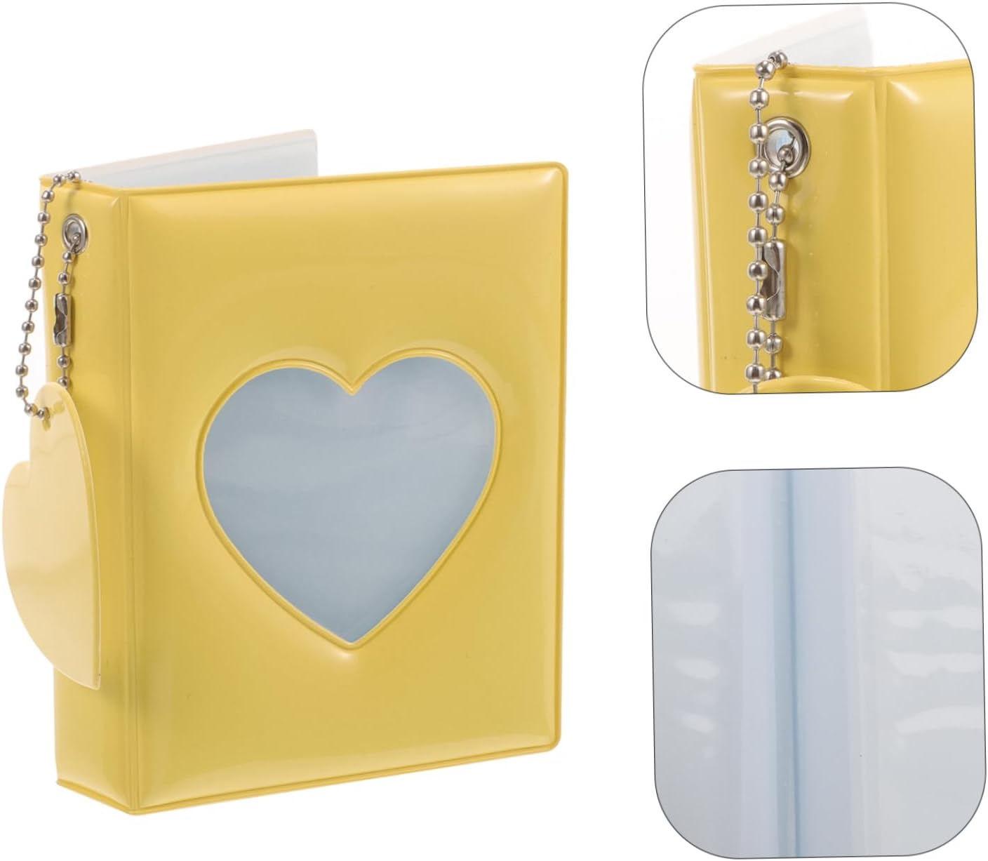 Portable Heart Pattern Photo Album Photocard Organizer for Collecting Memories for Crafts and Idol Fans Compact Design for and Storage Hollow Card Holder